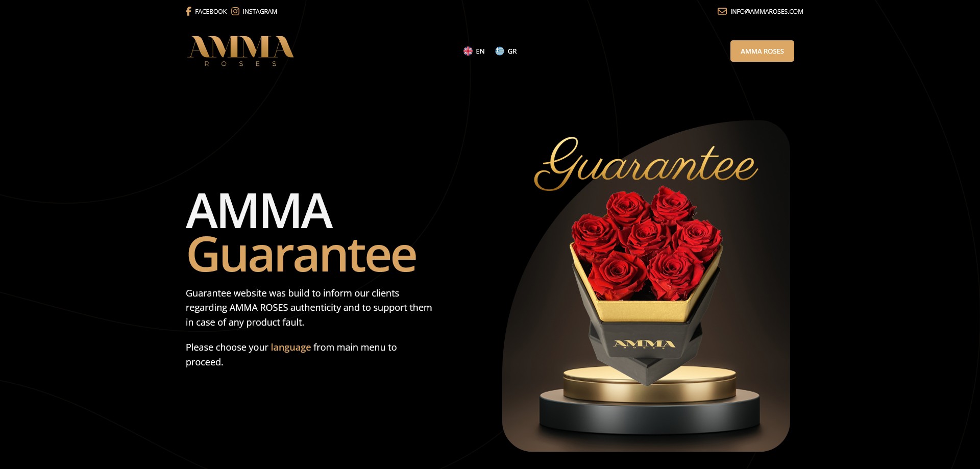 Guarantee AMMA ROSES